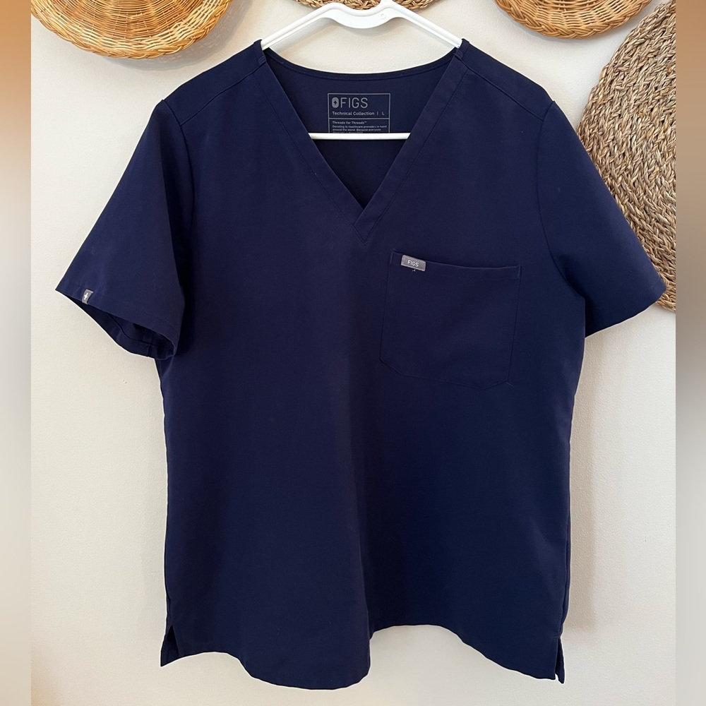 FIGS Women Scrub Top Size Large